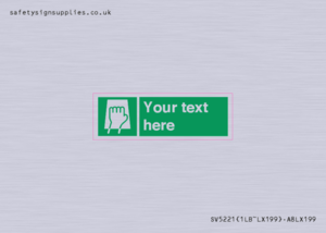 Custom Push Pad Sign